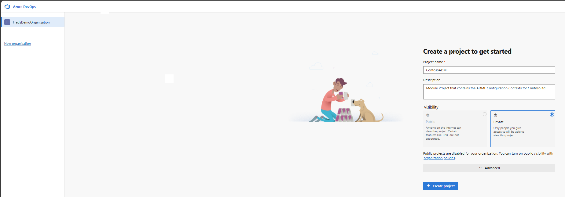 Creating a new Project