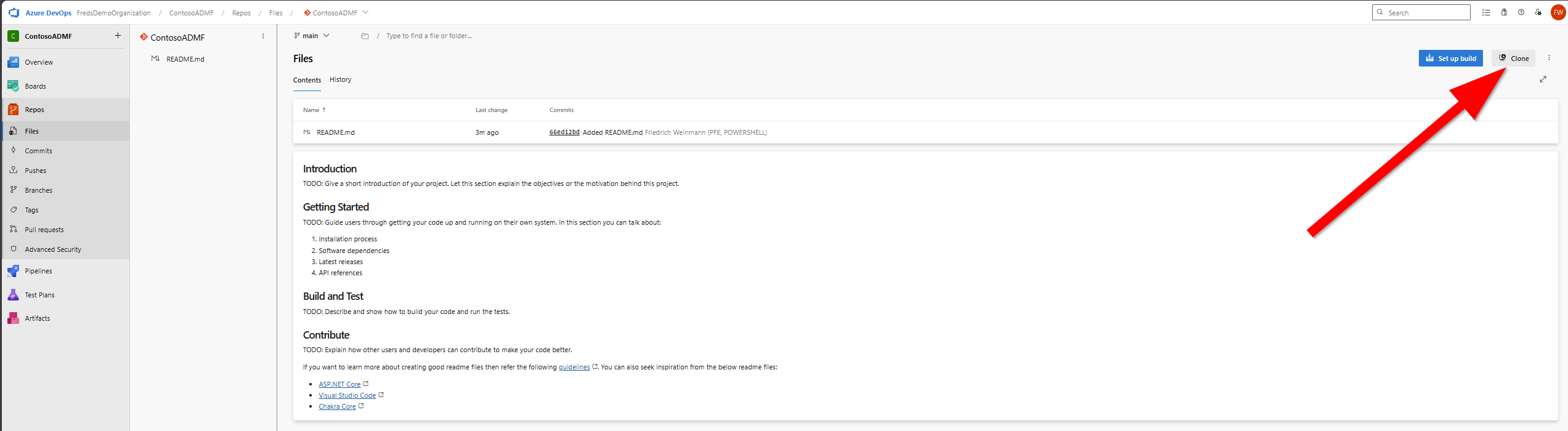 The magical "Clone" button